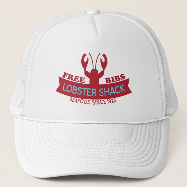 Casquette Logo frais de fruits de mer de Shack de homard (Devant)
