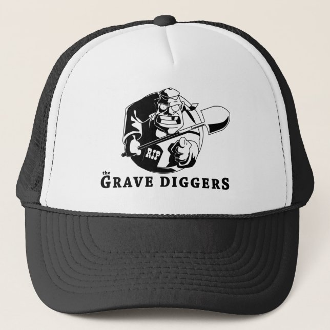 Casquette logo grave de bêcheurs (Devant)