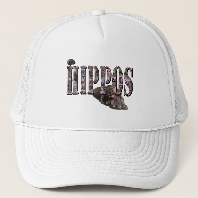 Casquette Logo Hippo Avec Hippopotame, (Devant)
