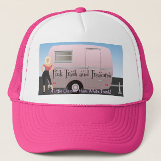 Casquette Logo rose de déchets et de trésors