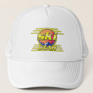 Casquette logo ski Utah années 80