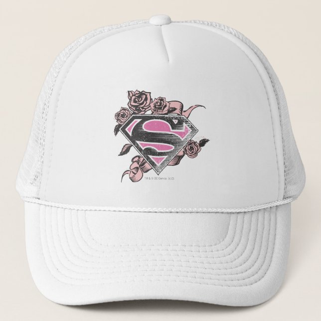 Casquette Logo Supergirl avec Rose (Devant)
