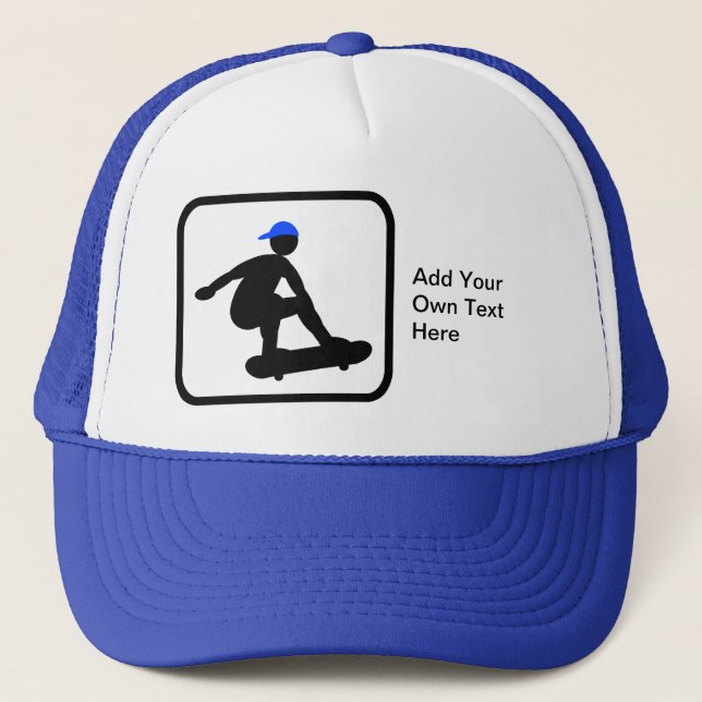 Casquette Logo sur skateboard personnalisable (Devant)