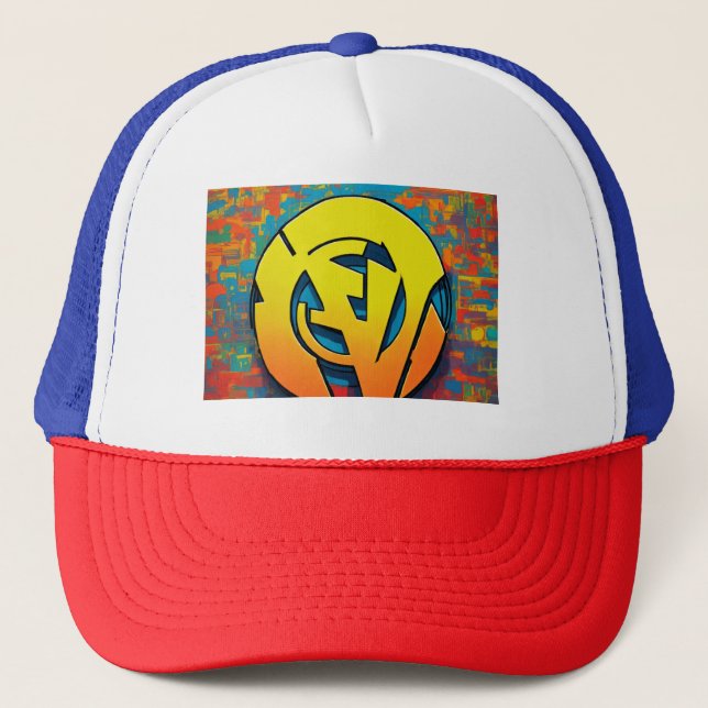Casquette "Logo 'SW' en Comic Sans MS con Fondo Estilo Grafi (Devant)