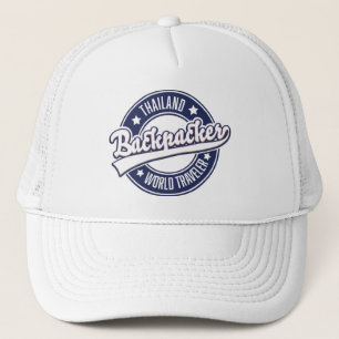 Casquette logo Thailand Backpacker World Traveler