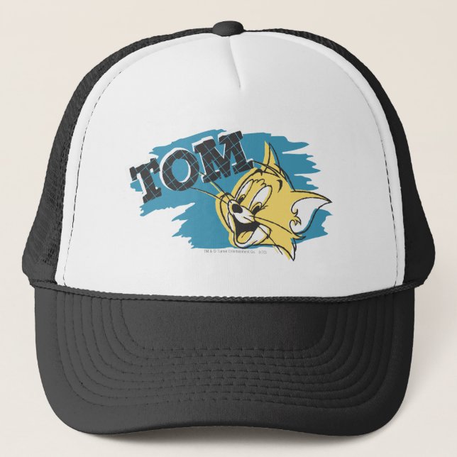 Casquette Logo Tom Bleu et Jaune (Devant)