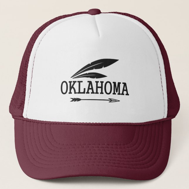 Casquette L'Oklahoma Est Un État Indien (Devant)