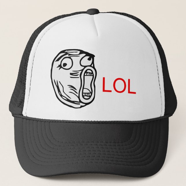 Casquette LOL - meme (Devant)