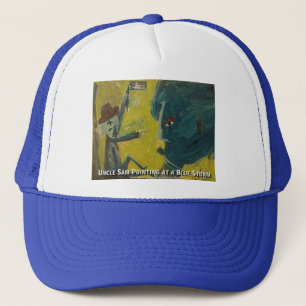 Casquette l'oncle sam pointant vers l'orage