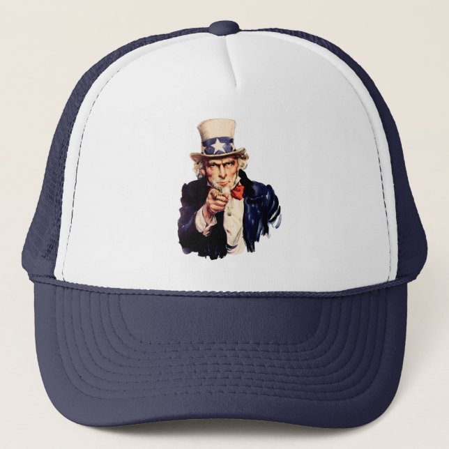 Casquette L'Oncle Sam vous veut ! (Devant)