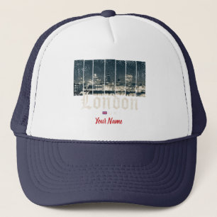 Casquette Londres Uk Skyline United Kingdom England vintage