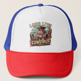 Casquette Long live the cowgirl