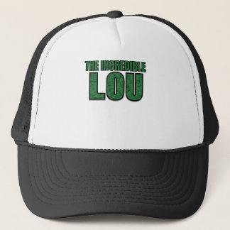 Casquette Lou Incroyable - Typographie à motif de brique ver