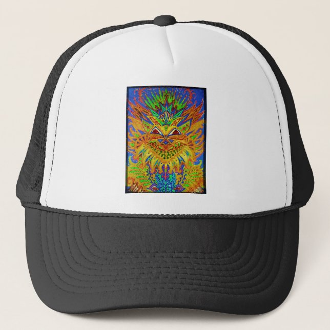 Casquette Louis Wain - chat bleu de Paisley (Devant)