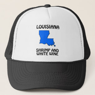 Casquette Louisiane - Crevettes et vin blanc