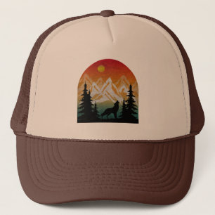 Casquette Loup de la nature vintage