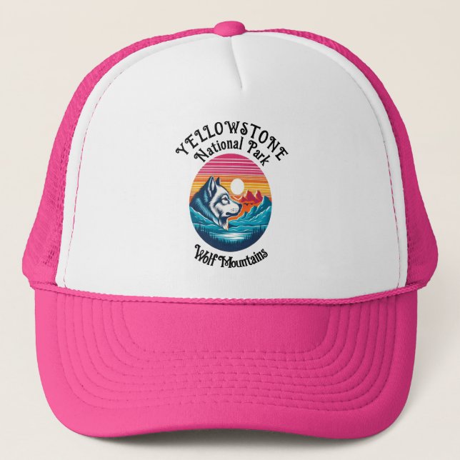 Casquette Loup Majestueux De Yellowstone (Devant)