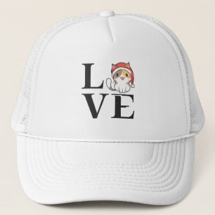 Casquette Love Cats - Père Noël Kitten