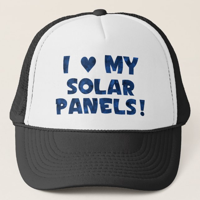 Casquette Love My Solar Panels (Devant)
