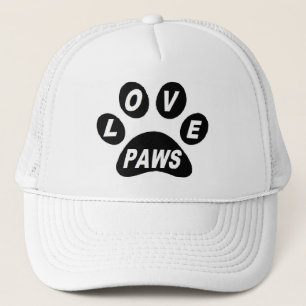 Casquette Love Paws on Paws Black