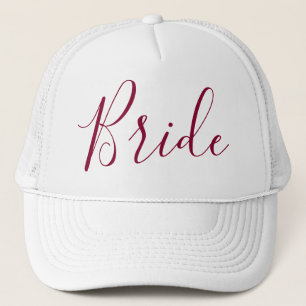 Casquette Lovely Bride Calligraphie