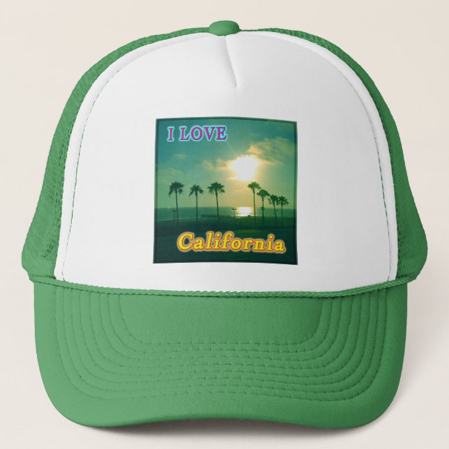 casquette "Lovely California 1" (Devant)