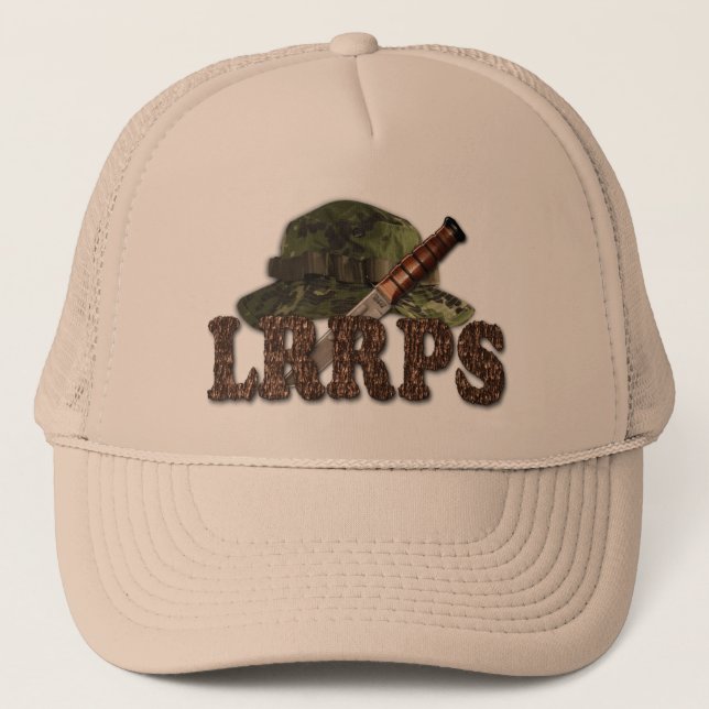 Casquette LRRP militaire LRRP LRRPS Recon Snipers Armée Rang (Devant)