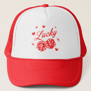 Casquette Lucky in Love-Vegas Bachelorette Trucker Chapeau