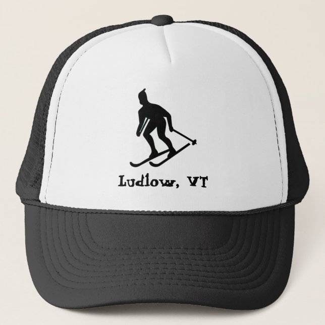 Casquette Ludlow, VT Ski (Green Mountain Vermont Ski) (Devant)