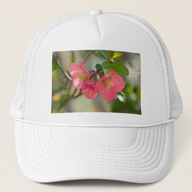 Casquette Luminosité de coing rose (Devant)