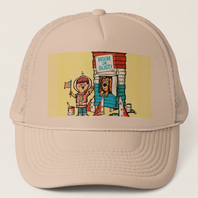 Casquette Lune ou buste ! (Devant)