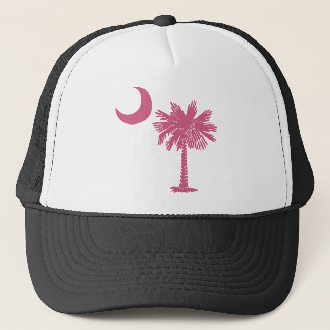 Casquette Lune rose de Palmetto (Devant)