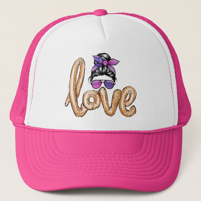 Casquette Lunettes de soleil pour filles violettes Saint Val (Devant)