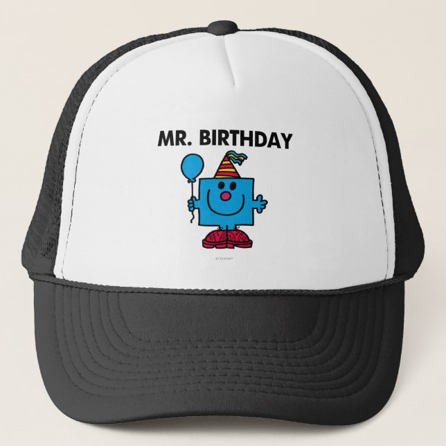 Casquette M. Anniversaire | Joyeux ballon d'anniversaire (Devant)