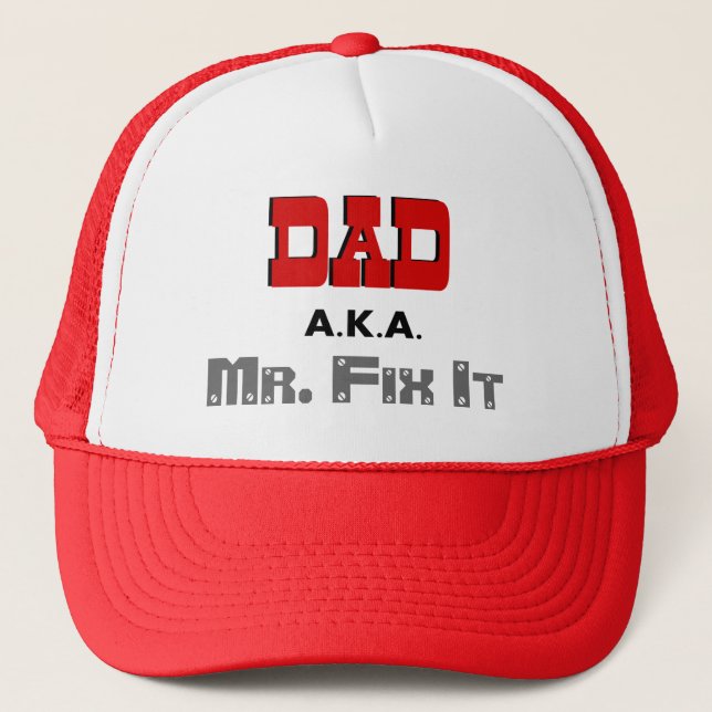 Casquette M. Fix It Novelty de papa AKA (Devant)