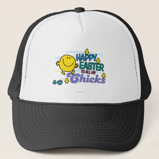 Casquette M. Happy | Bonne Pâques À Tous Mes Enfants (Devant)