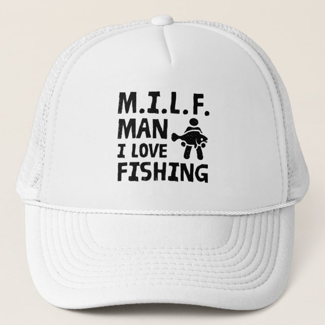 Casquette M.I.L.F - Homme que j'aime pêcher (Devant)