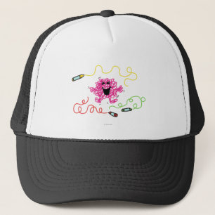 Casquette M. Messy Joue Avec Des Crayons