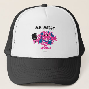 Casquette M. Messy Tenant Un Pinceau
