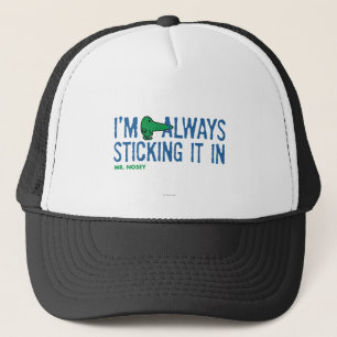 Casquette M. Nosey Nosing Autour   Lettres bleues
