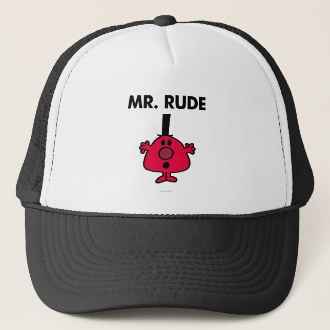 Casquette M. Rude | Colère à visage rouge (Devant)