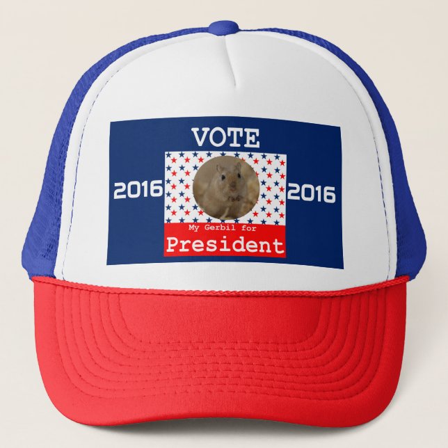 Casquette Ma gerbille pour le Président Cap (Devant)