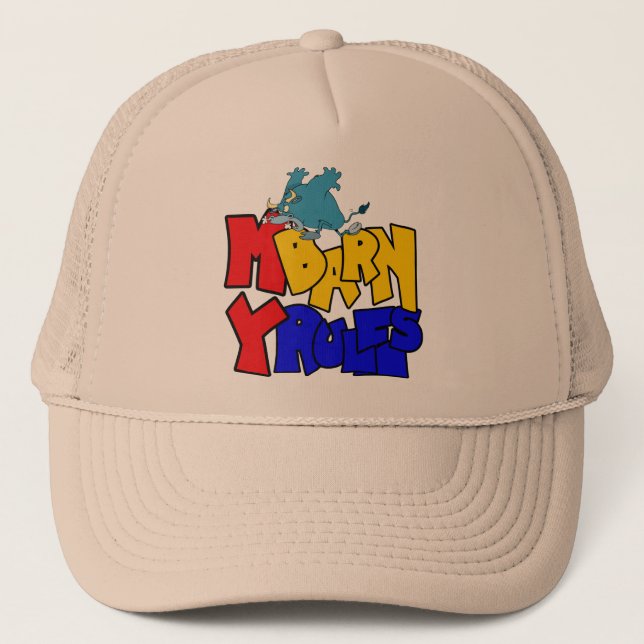 Casquette Ma grange Mes règles Bull (Devant)