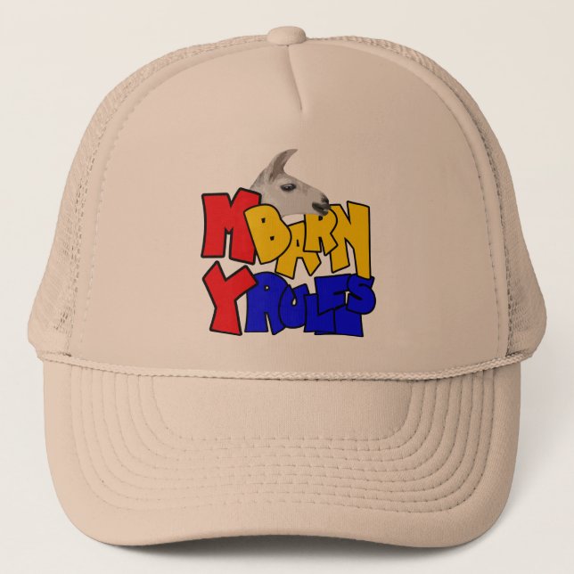 Casquette Ma grange Mes règles Llama (Devant)