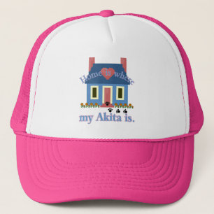 Casquette Ma maison est là où est mon Akita