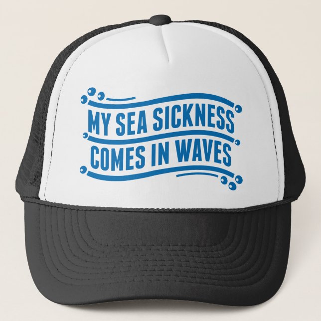 Casquette Ma maladie de la mer (Devant)