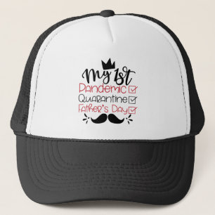 Casquette Ma première Fête des pères de quarantaine pandémiq