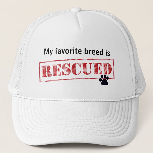 Casquette Ma race préférée est secourue (Devant)