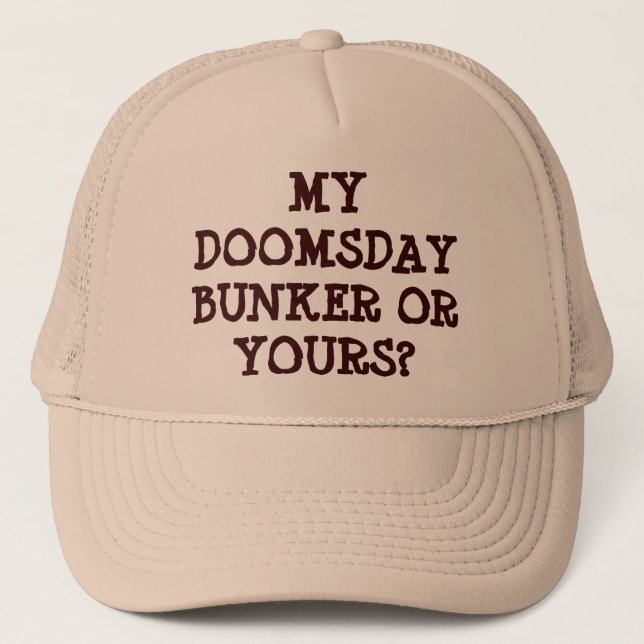 Casquette Ma soute ou vôtre de jour du Jugement dernier (Devant)