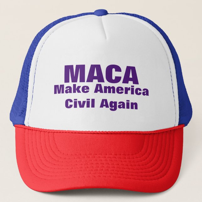 Casquette MACA font civil américain encore (Devant)